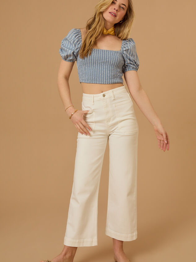 Layla Straight Leg Jeans Detail 2 - TULLABEE
