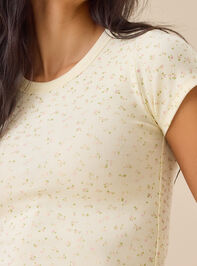 Ivy Ditsy Floral Top Detail 3 - TULLABEE