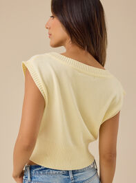 Jamie Knit Vest Detail 4 - TULLABEE