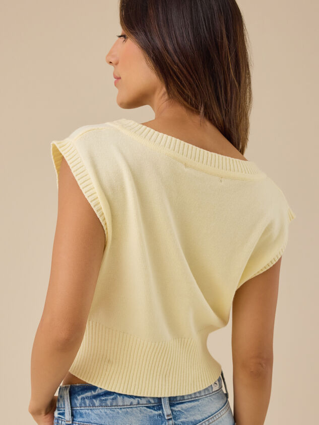 Jamie Knit Vest Detail 4 - TULLABEE