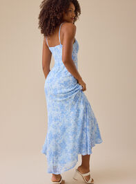 Syra Floral Maxi Dress Detail 4 - TULLABEE