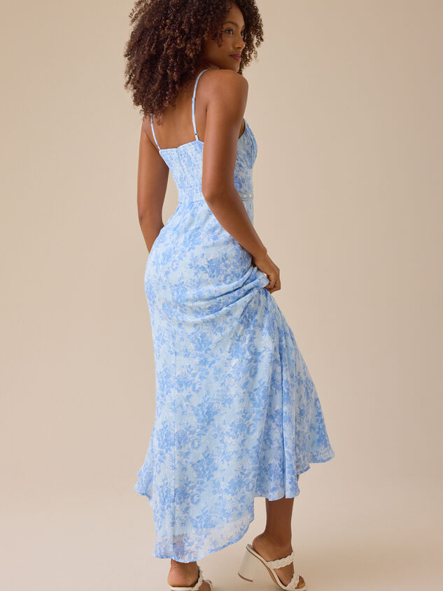 Syra Floral Maxi Dress Detail 4 - TULLABEE