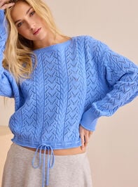 Stride Drawstring Sweater - TULLABEE