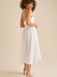 Madeline Eyelet Midi Dress Detail 4 - TULLABEE