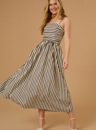 Josey Stripe Maxi Dress Detail 2 - TULLABEE