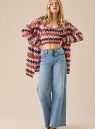 Camillie Chevron Sweater Set - TULLABEE