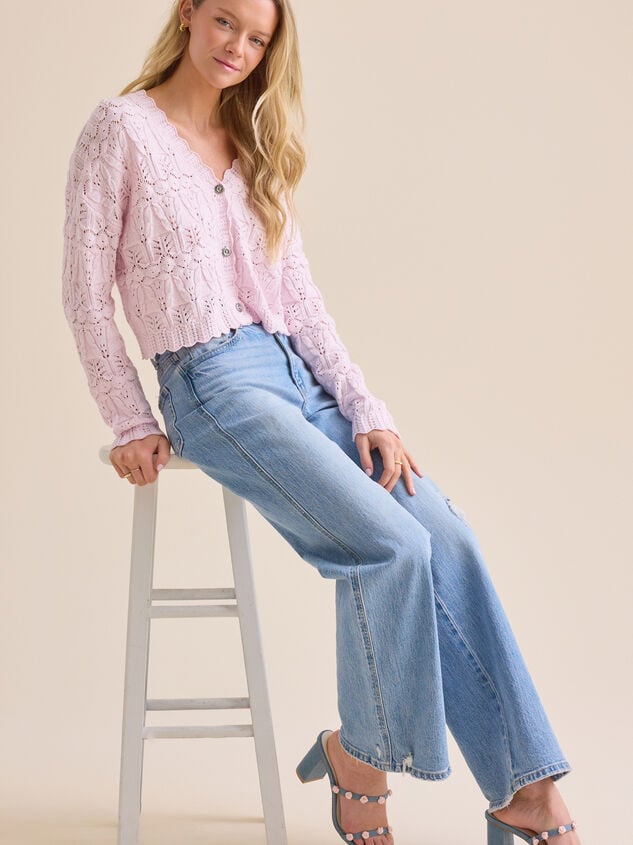 Carrie Pointelle Top Detail 3 - TULLABEE