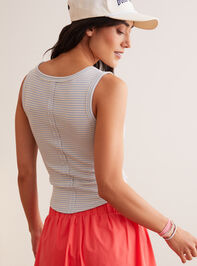 On The Move Stripe Tank Detail 6 - TULLABEE