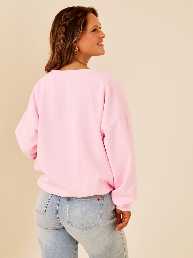 My Bestie Mama Crewneck Detail 4 - TULLABEE