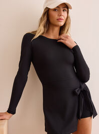Mindful Motion Long Sleeve Dress Detail 2 - TULLABEE