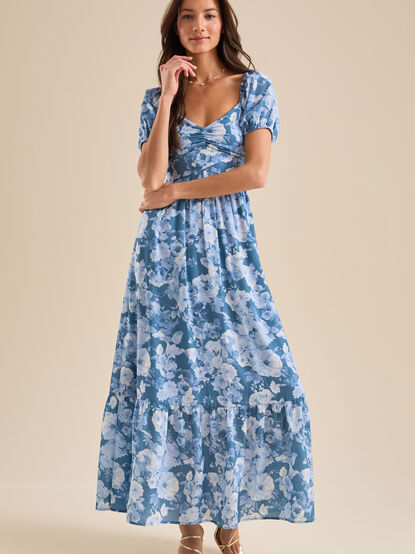 Clarey Floral Maxi Dress - TULLABEE
