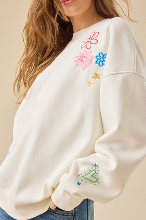 Make Heaven Crowded Graphic Sweatshirt - Altar'd State - 