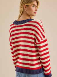 Katherine Striped Sweater Detail 5 - TULLABEE