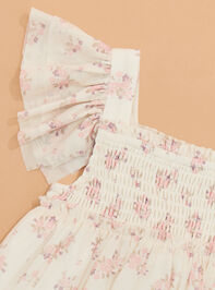Aria Floral Dress Detail 2 - TULLABEE