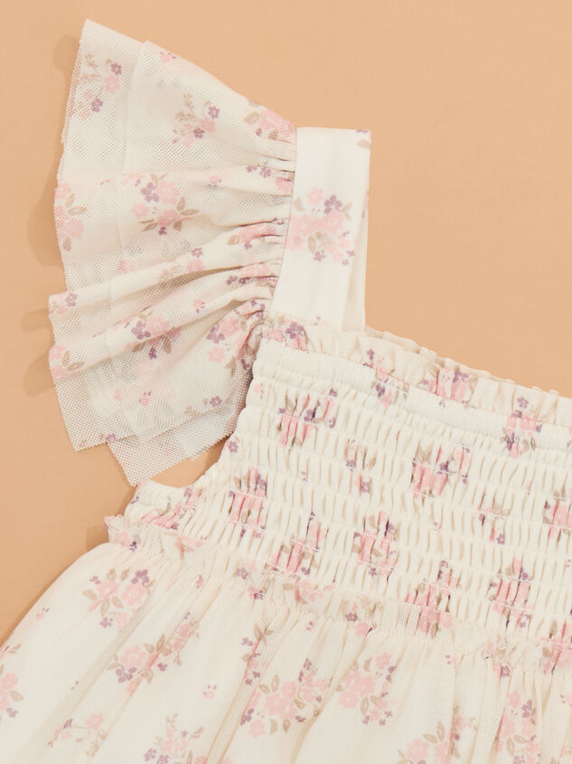 Aria Floral Dress Detail 2 - TULLABEE