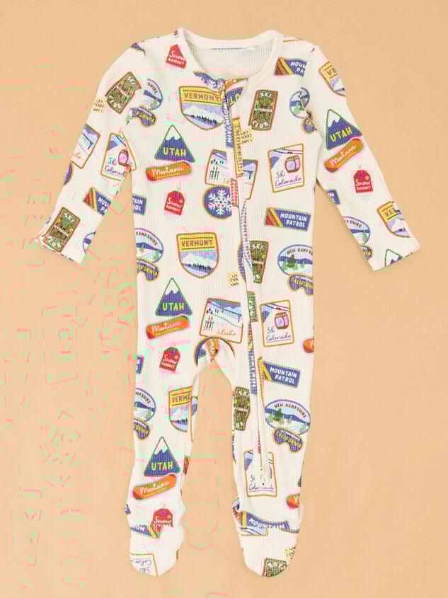 Hit the Slopes Waffle Knit Footie - TULLABEE