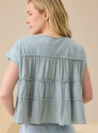 Rebecca Tiered Babydoll Top Detail 5 - TULLABEE