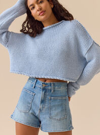 Lillie Claire Denim Shorts - TULLABEE