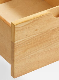 Mariposa Narrow Wood Nightstand Detail 6 - TULLABEE