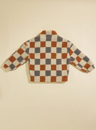 Juno Checkered Jacket by Rylee + Cru Detail 2 - TULLABEE