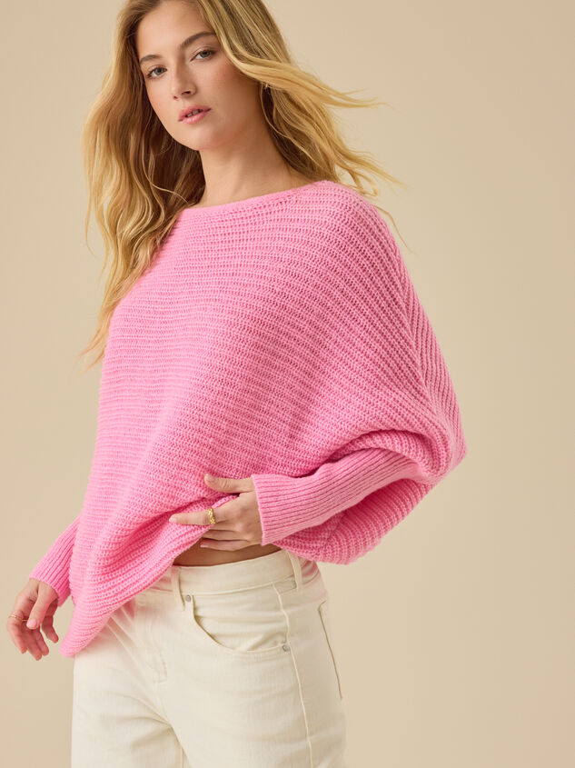 Arlet Ribbed Dolman Sweater - TULLABEE