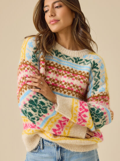 Emerson Fairisle Oversized Sweater - TULLABEE
