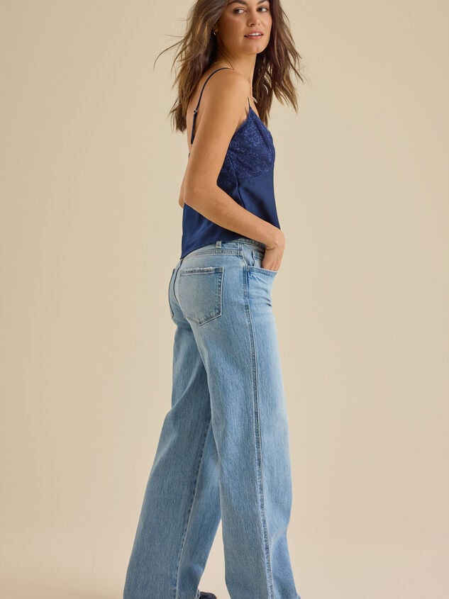 Terra Satin Lace Top Detail 5 - TULLABEE