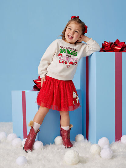 Cindy Lou Who Sweatshirt - TULLABEE