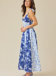 Claudia Floral Maxi Dress Detail 4 - TULLABEE