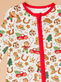 Christmas Cowboy Sleeper Detail 3 - TULLABEE