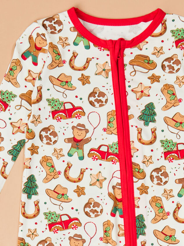 Christmas Cowboy Sleeper Detail 3 - TULLABEE
