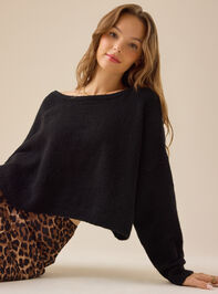 Ainsley Boat Neck Sweater Detail 3 - TULLABEE