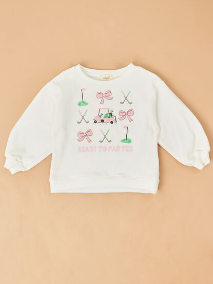 Ready To Par Tee Crewneck - TULLABEE