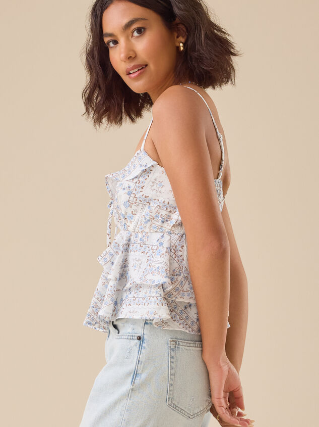 Miller Bandana Babydoll Tank Detail 3 - TULLABEE