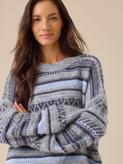 Corinne Fair Isle Sweater - TULLABEE
