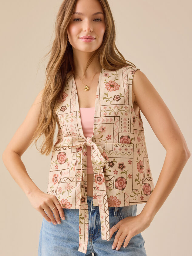 Dixie Patchwork Vest - TULLABEE