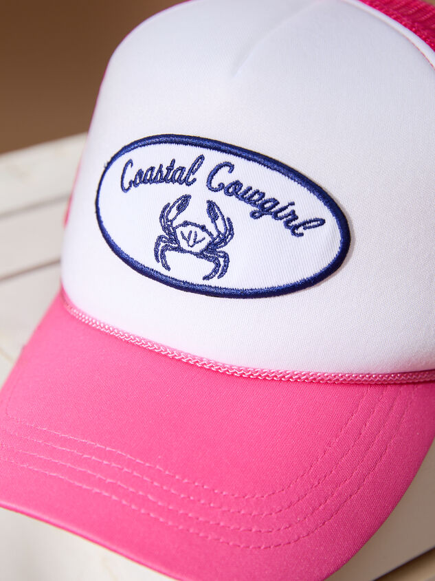 Coastal Cowgirl Trucker Hat Detail 2 - TULLABEE