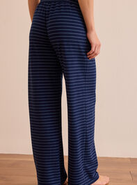 Stripe and Stretch Pant Detail 5 - TULLABEE