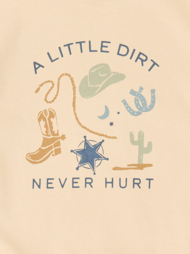 Dirt Never Hurt Graphic Sweatshirt Detail 4 - TULLABEE