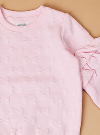 Mae Quilted Bow Top and Pant Set by Mud Pie Detail 2 - TULLABEE