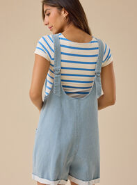 Sally Sleeveless Shortalls Detail 4 - TULLABEE