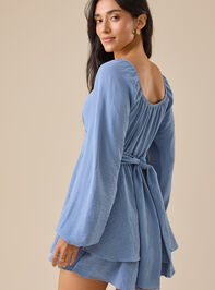Marisol Crossover Romper Detail 4 - TULLABEE