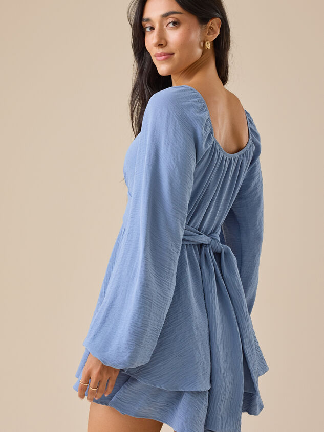 Marisol Crossover Romper Detail 4 - TULLABEE