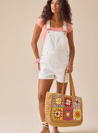 Dakota Sleeveless Shortalls Detail 2 - TULLABEE