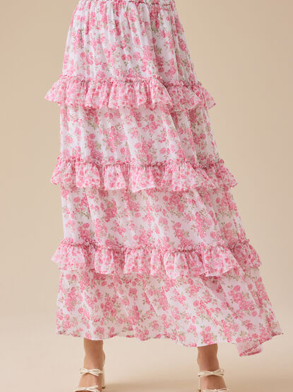 Lex Floral Maxi Skirt - TULLABEE