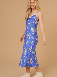 Mayra Floral Midi Dress Detail 5 - TULLABEE