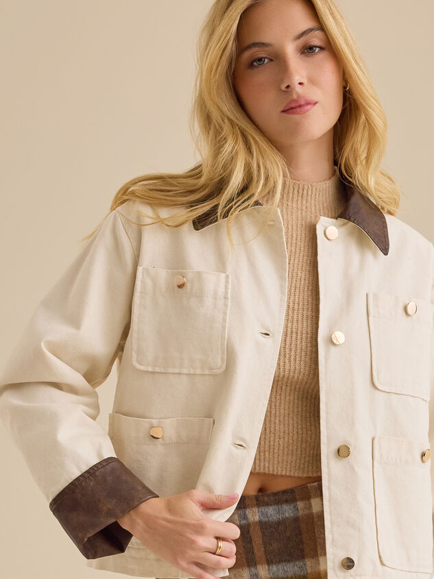 Enola Barn Jacket Detail 3 - TULLABEE