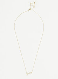 18k Gold Y'all Necklace Detail 2 - TULLABEE