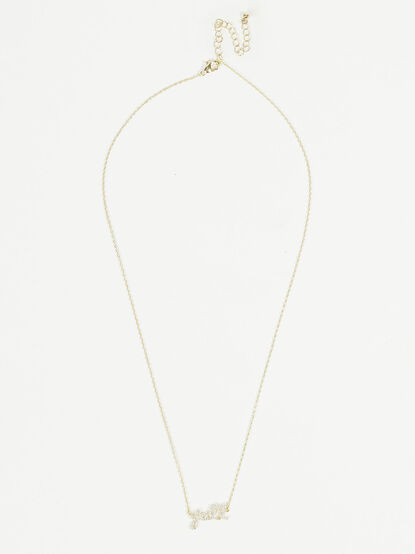 18k Gold Y'all Necklace - TULLABEE