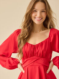 Astrid Crossover Romper Detail 2 - TULLABEE